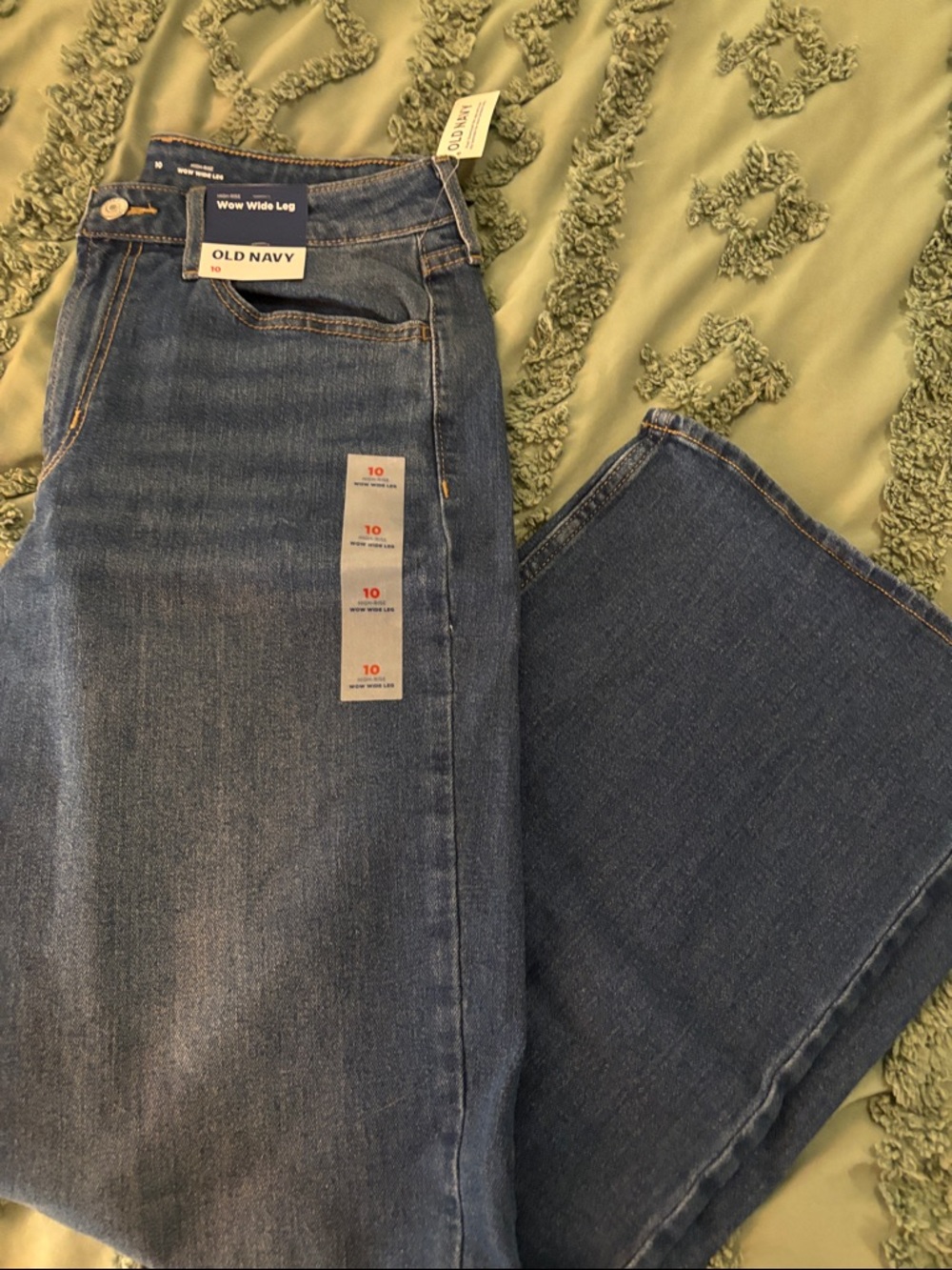 Old Navy Blue Wide-Leg Women's Jeans